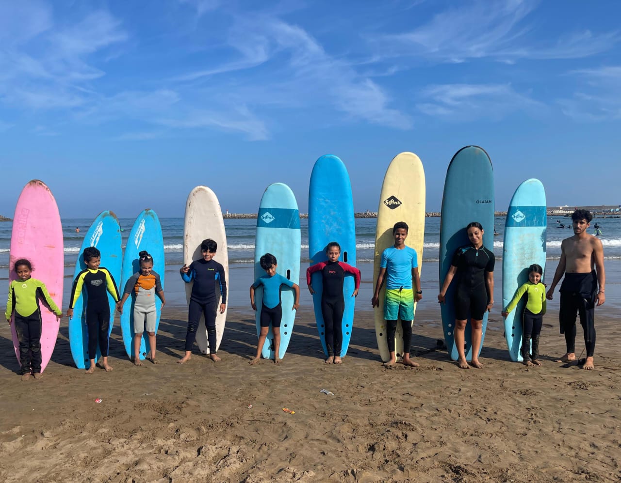 Cours de surf collectif